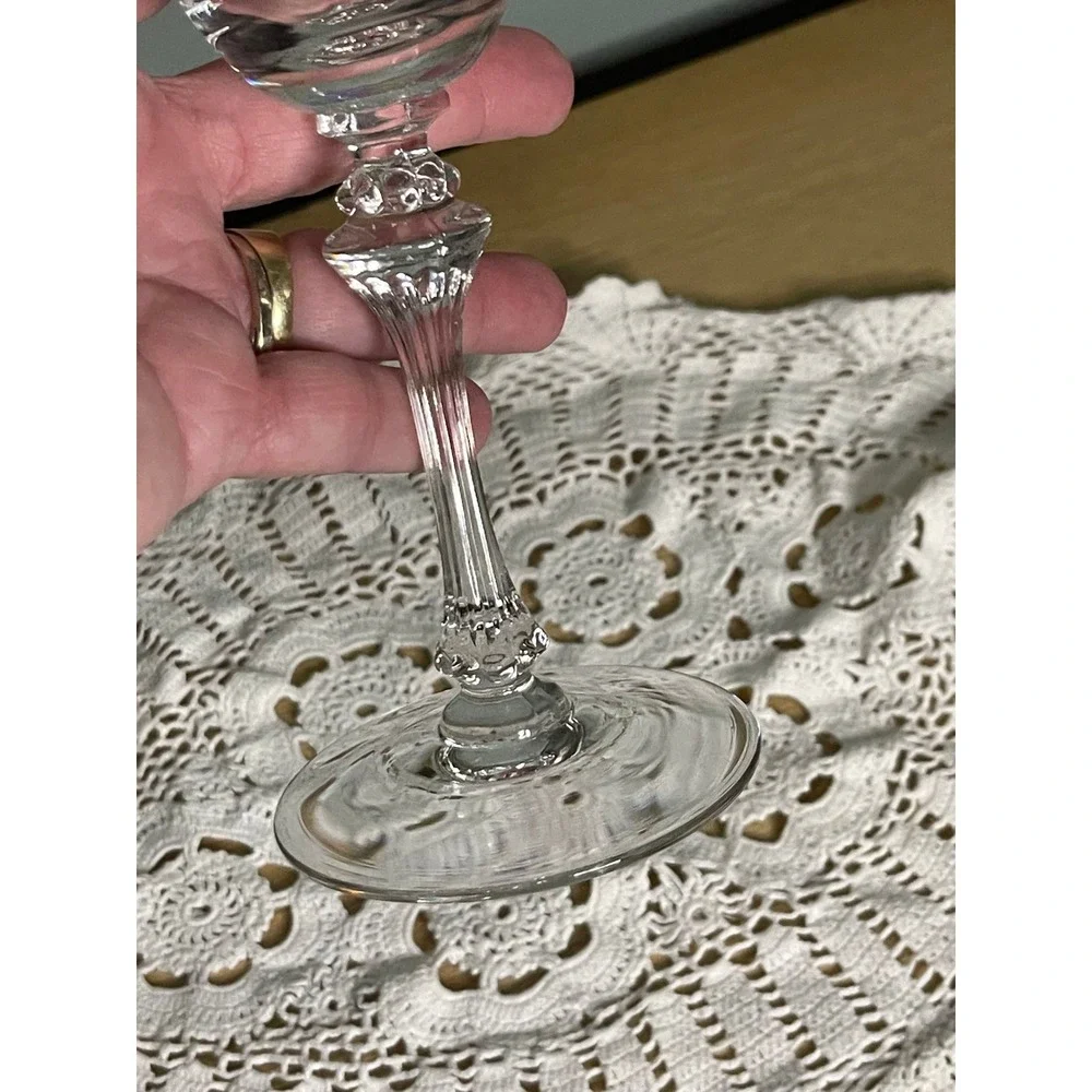 Vintage Tiffin-Franciscan Persian 1940s Etched Pheasants Water Goblet #17358
